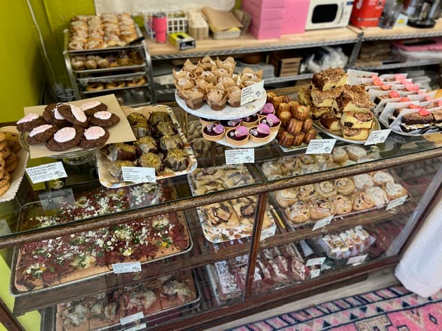 The DM Goods pastry display case